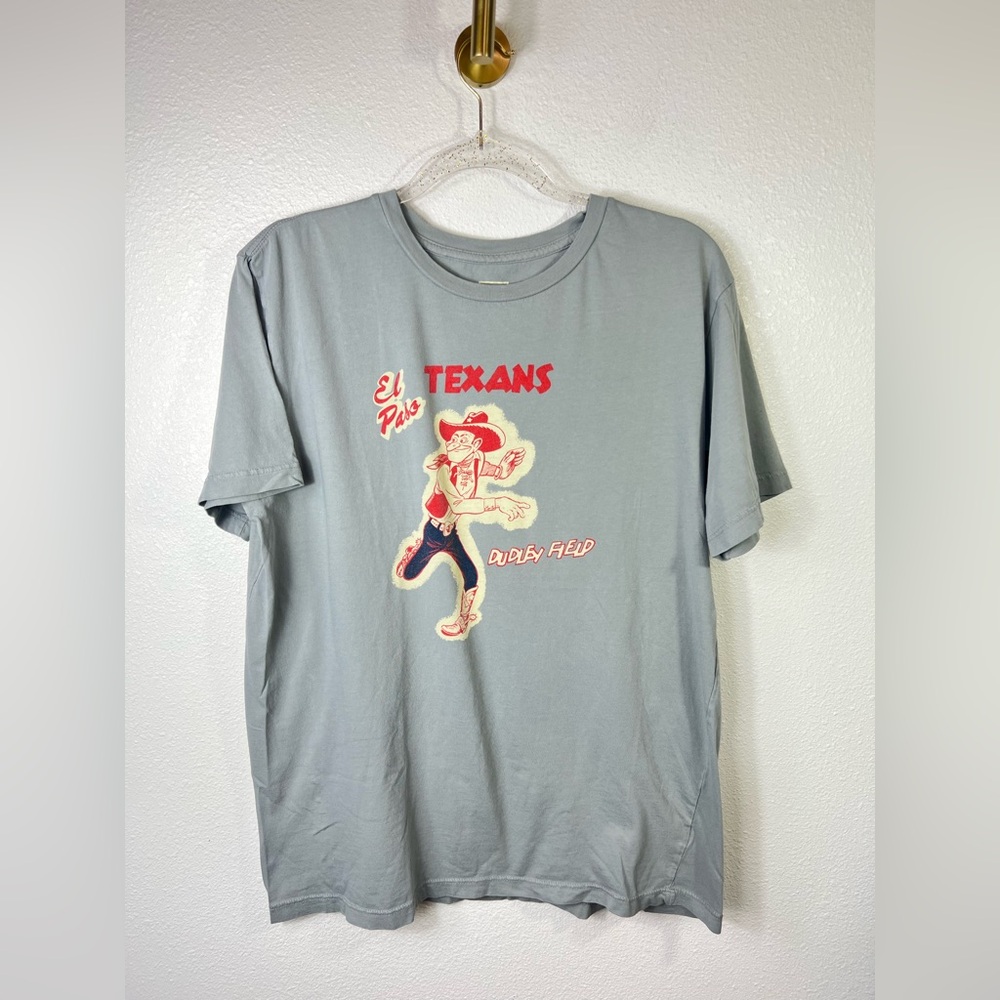 EFF El Paso Texans Dudley Field 100% Cotton T-Shirt Size L